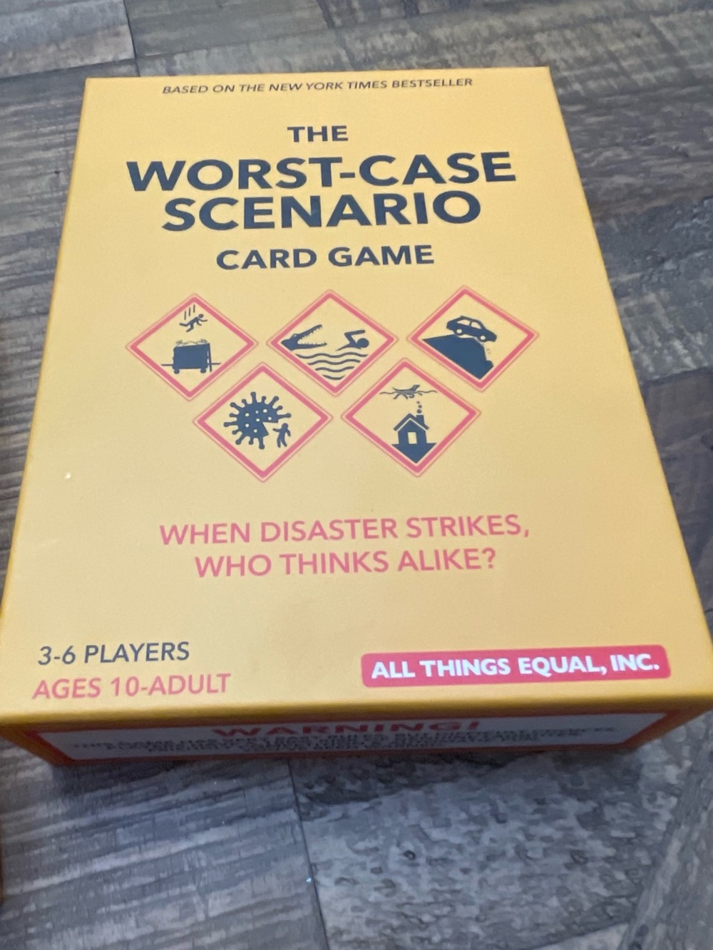 The Worst-Case Scenario Card Game, published by All Things Equal